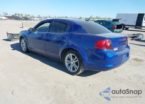 2013 Dodge Avenger Sxt from USA, damaged, VIN 1C3CDZCB2DN572154